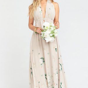 Luna Halter Dress - Bouquet Toss